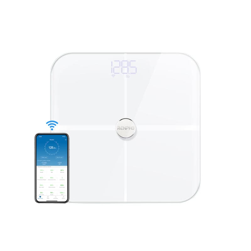 RENPHO Scale for Body Weight, Smart Body Fat Scale Digital Bathroom  Wireless Body Composition Analyzer with Smartphone App sync with Bluetooth,  400