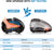 Advertisement comparing two foot massagers: on the left, a Shiatsu Foot Massager Pro + by Renpho providing full-foot heating, and on the right, a competitor's model heating only the sole.