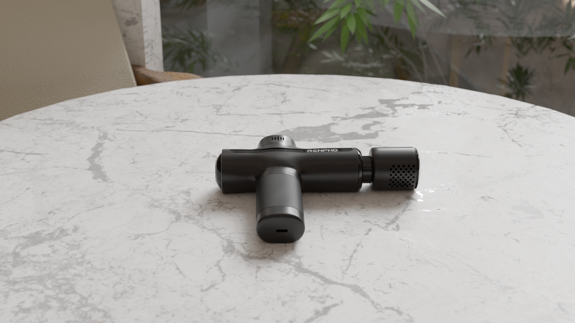 How To Effectively Get Rid of Muscle Knots with the RENPHO Active ThermaCool Massage Gun