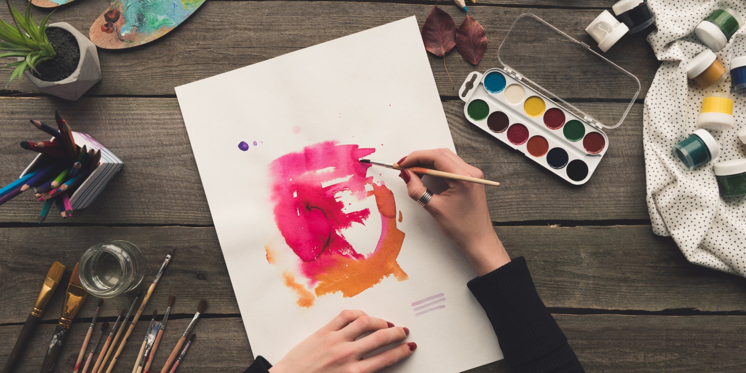 Creative Outlets: Using Art to Express and Relieve Stress