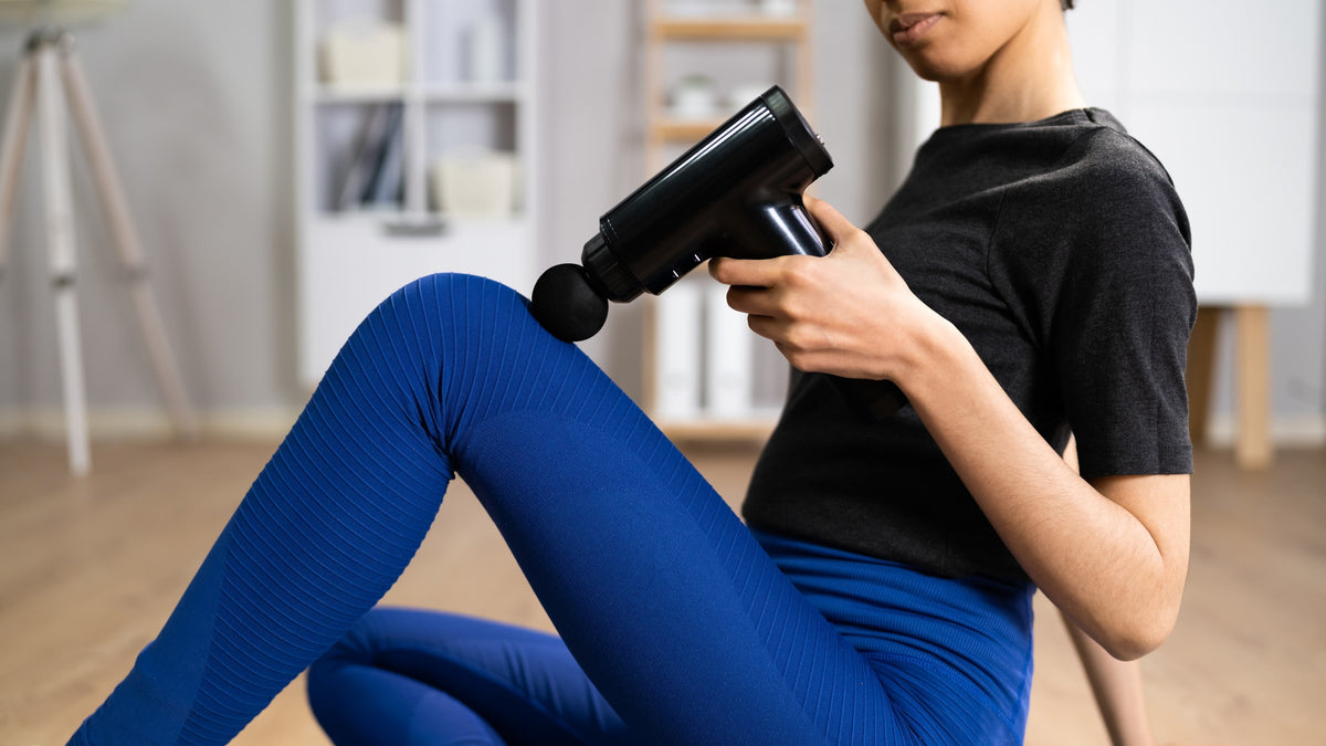 massage gun before workout