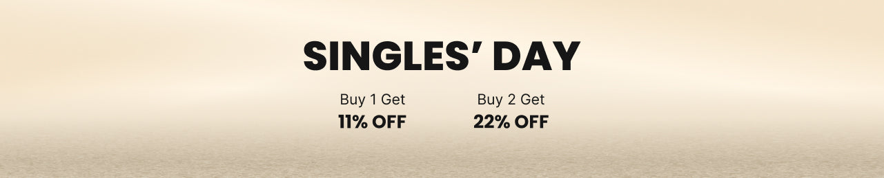 A black and white image with the words single's day.