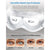 A Renpho Eye spa Mist Mask with different images of the eye.
