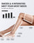 A Renpho Leg Massager Deluxe+ with the words mdoe & intensities meet your most needs.