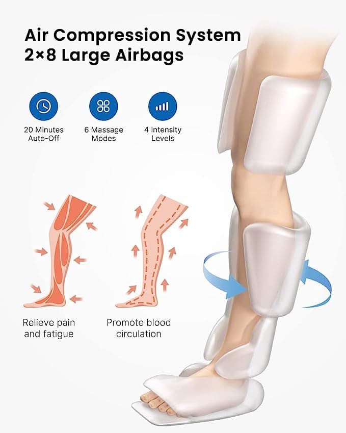 ＬＥＧ　ＭＡＳＳＡＧＥＲ（エアマッサージャー） VEVOR Full Leg Massager, Air Compression Leg Massager for