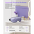 A purple Eyeris 2 Eye Massager with upgraded physical buttons, perfect for relieving eye fatigue by Renpho.
