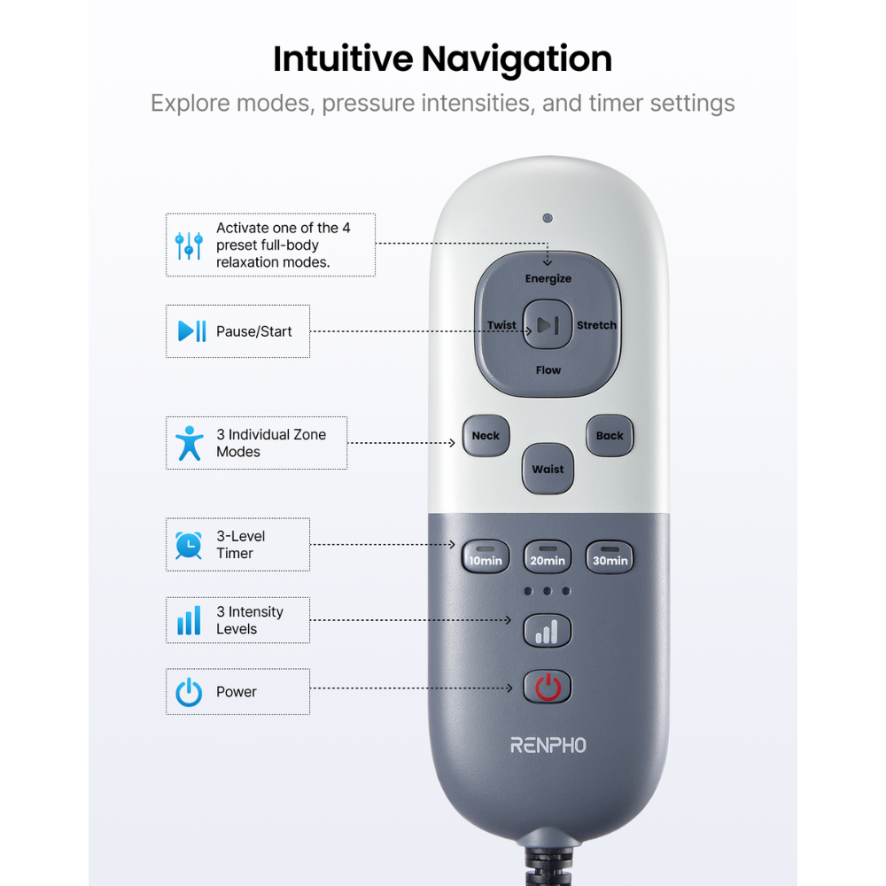 Aeria Lumbar Neck & Back Massager