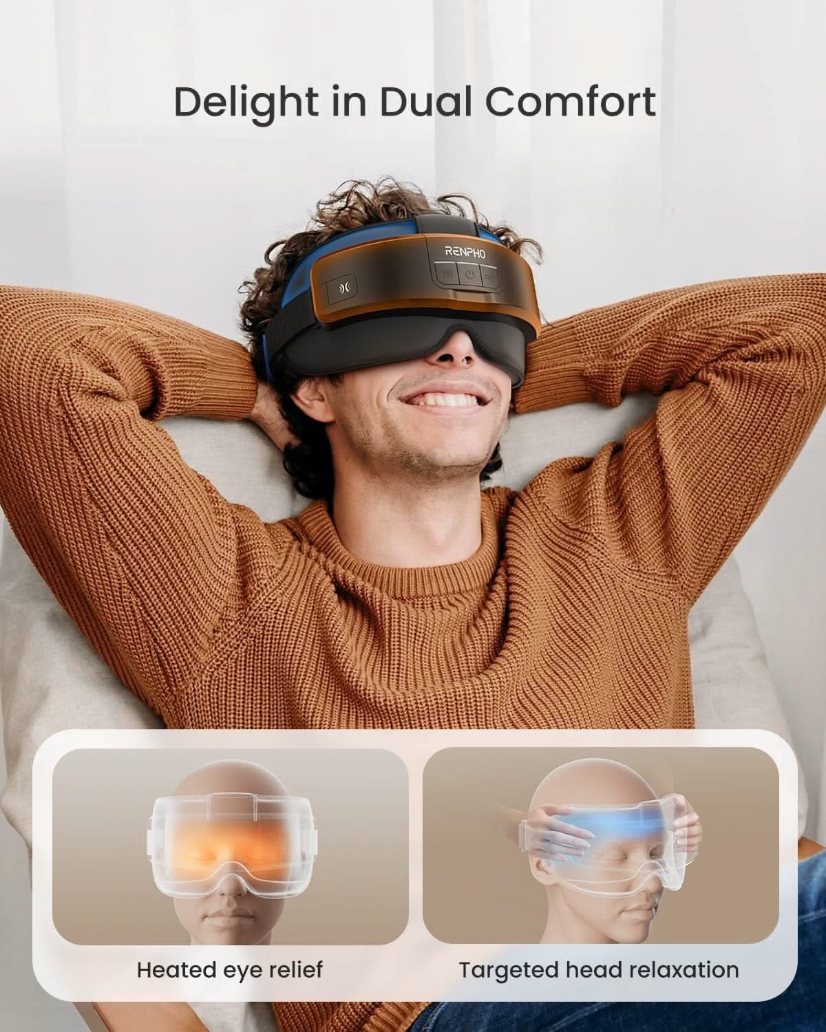 Eyeris Masc Eye & Head Massager – RENPHO US