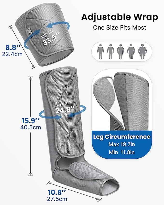 ＬＥＧ　ＭＡＳＳＡＧＥＲ（エアマッサージャー） Amazon.com: Leg Massager with Air Compression & Heat, Calf