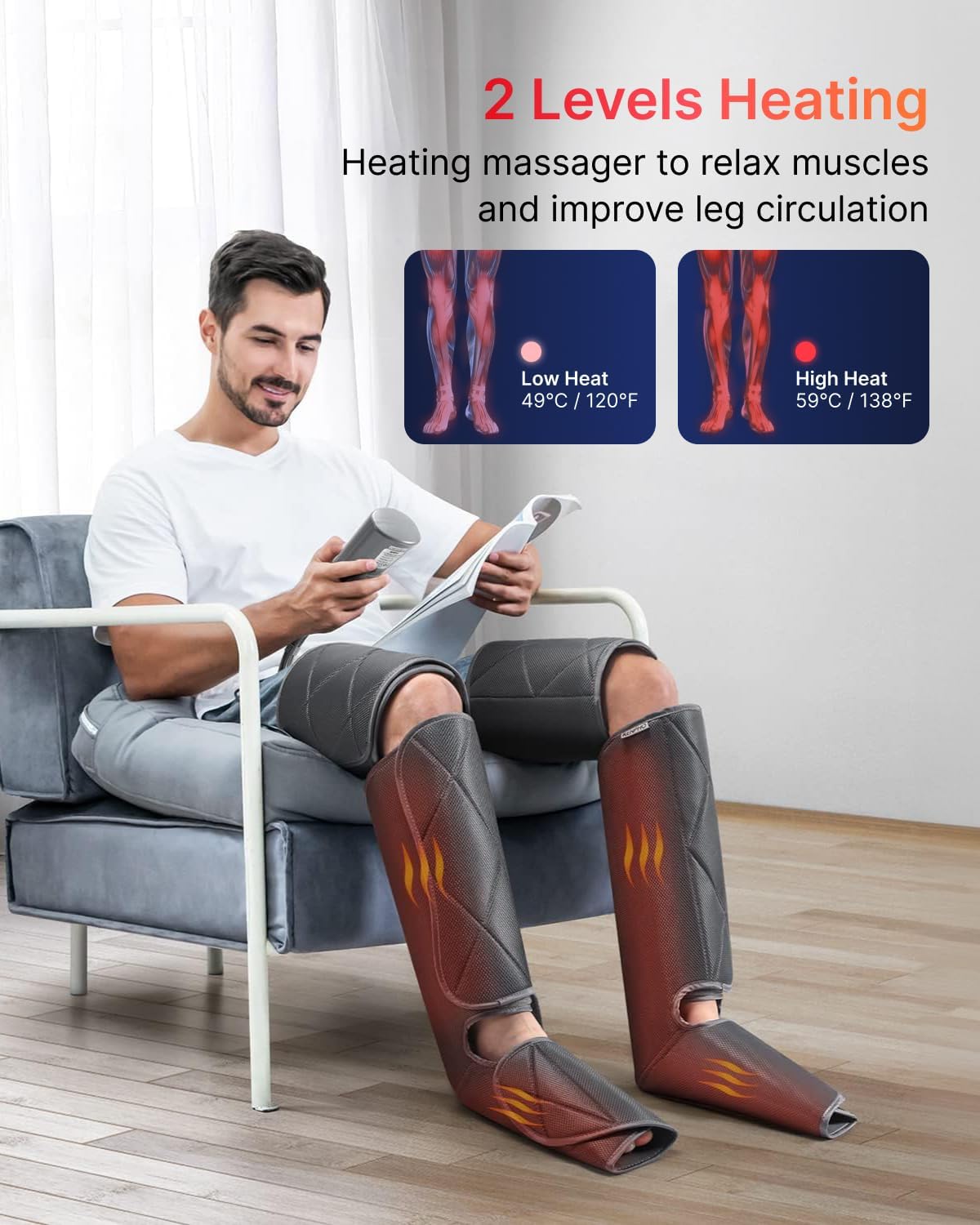 Leg selling massager