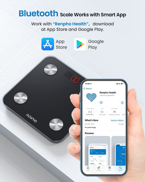  Smart Tape Measure Body with App - RENPHO Bluetooth