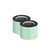A pair of Renpho AP-088 Air Purifier - Filters (2 Packs - Green) on a white background.