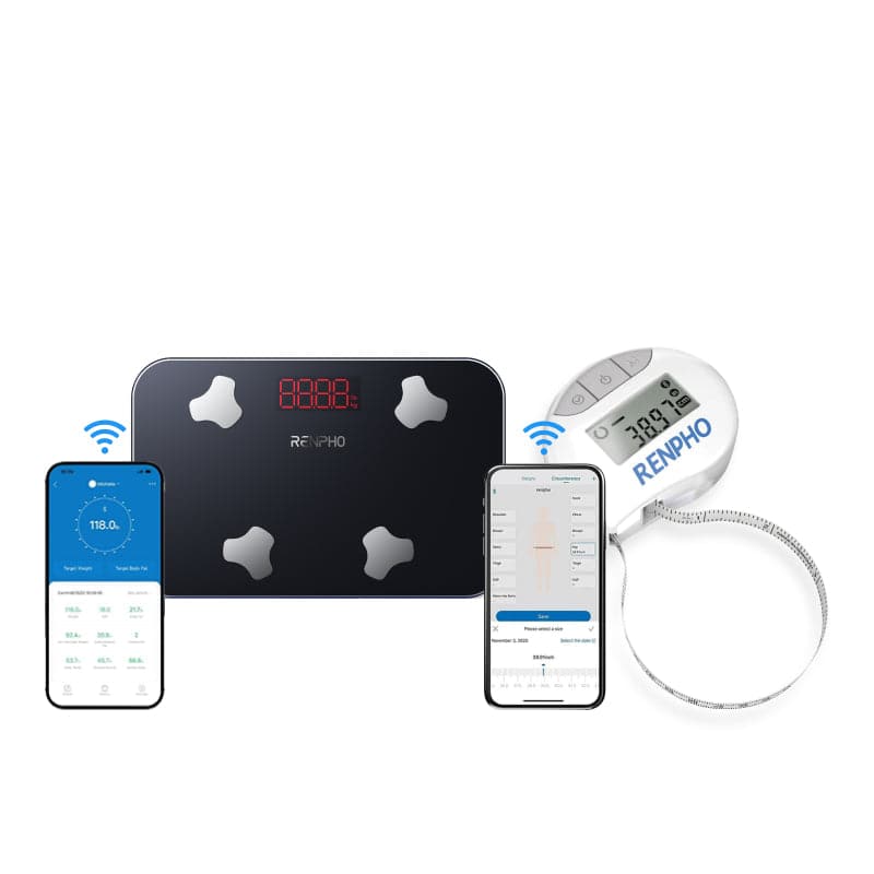 Bundle (Elis Solar Smart Body Scale and Smart Tape Measure BMF01) – RENPHO  US