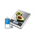 A fitness-oriented Renpho Calibra 1 Smart Nutrition Scale (Silver) with avocados and a phone next to it, promoting health.(A)