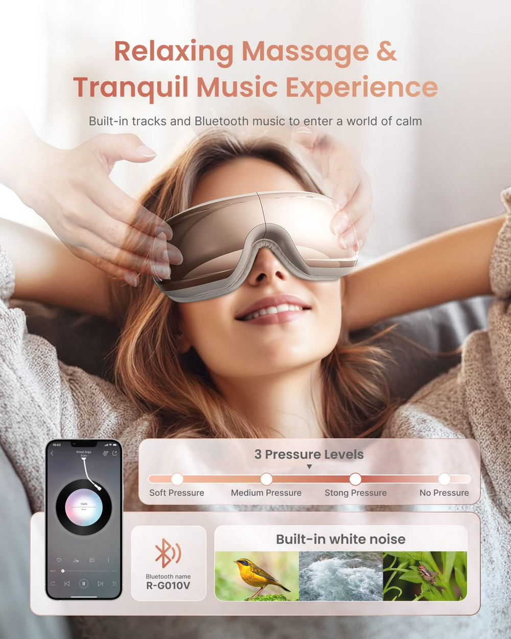 Eyeris 3 Rosé Eye Massager – RENPHO US