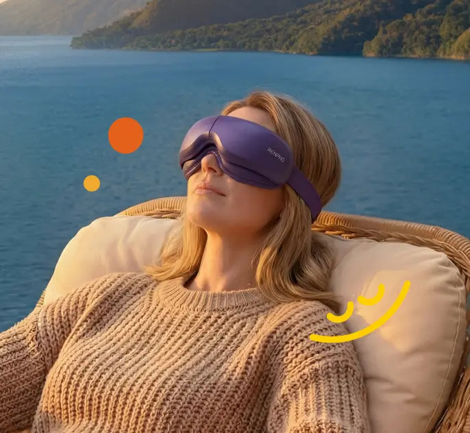 meditation goggles RENPHO x Headspace Eyeris Zen Eye Massager