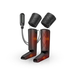 A pair of Renpho Leg Massager Deluxe+ designed for wellness and recovery on a white background.(A)