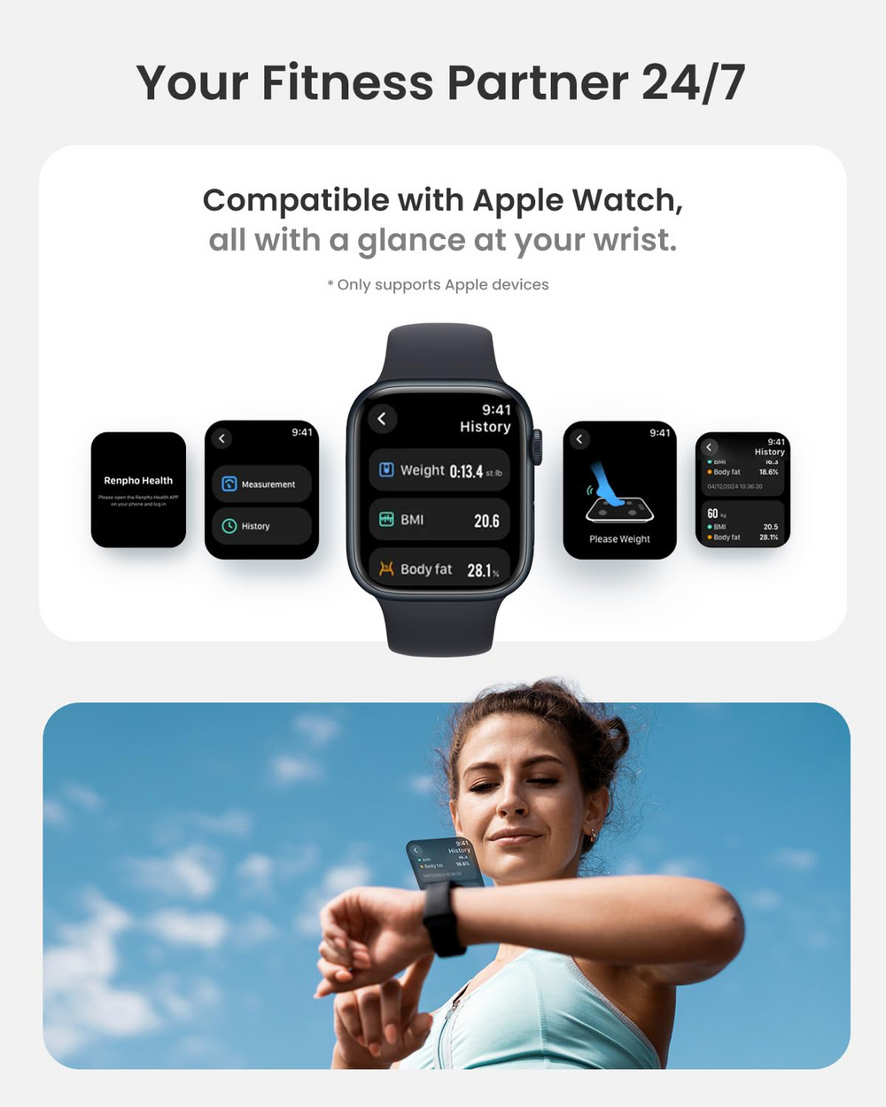 Apple Fitness Smart Scales That Work With Apple Watch Apple