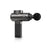 A Renpho R3 Active Massage Gun in a sleek black and silver design, displaying a round attachment at the tip for deep-tissue massage. The image shows the product isolated on a white background, highlighting its