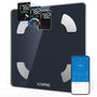 A RENPHO Bluetooth Smart Scale A006 with a smart phone on it.(A)