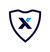 A shield logo with a thick dark blue outline. Inside the shield, there's a stylized "X" with the left part of the letter in dark blue and the upper right arm in light blue, set against a white background—symbolizing our Extend Protection Plan by Extend.