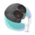 A Renpho foot massager promoting wellness and health on a blue background.(A)