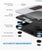 A diagram showing the health and fitness features of the Elis Solar Smart Body Scale by Renpho.