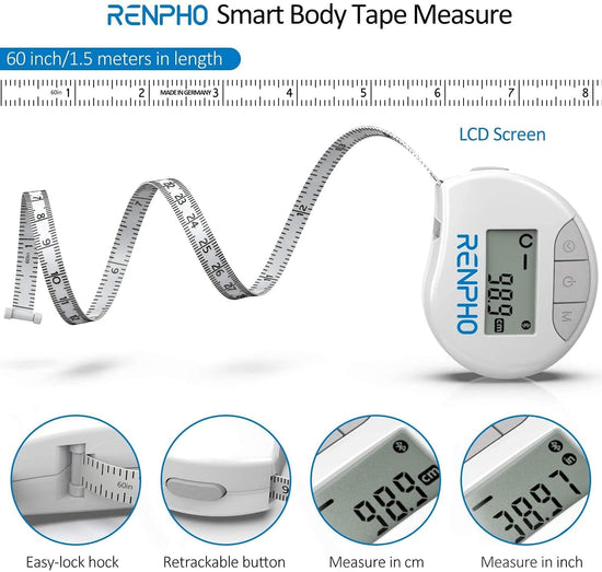 Bundle (Smart Jump Rope 1 and Smart Tape Measure BMF01) – RENPHO US