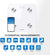 A Renpho Elis 1 Smart Body Scale (White) with 13 essential health and fitness measurements.