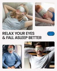 Relax your eyes with the EyeSnooze Sleep Mask by Renpho for better sleep and wellness.