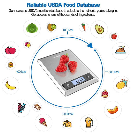Calibra 1 Smart Nutrition Scale (Silver) – RENPHO US