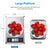 A health-focused Renpho Calibra 1 Smart Nutrition Scale (Silver) adorned with vibrant strawberries promoting wellness.