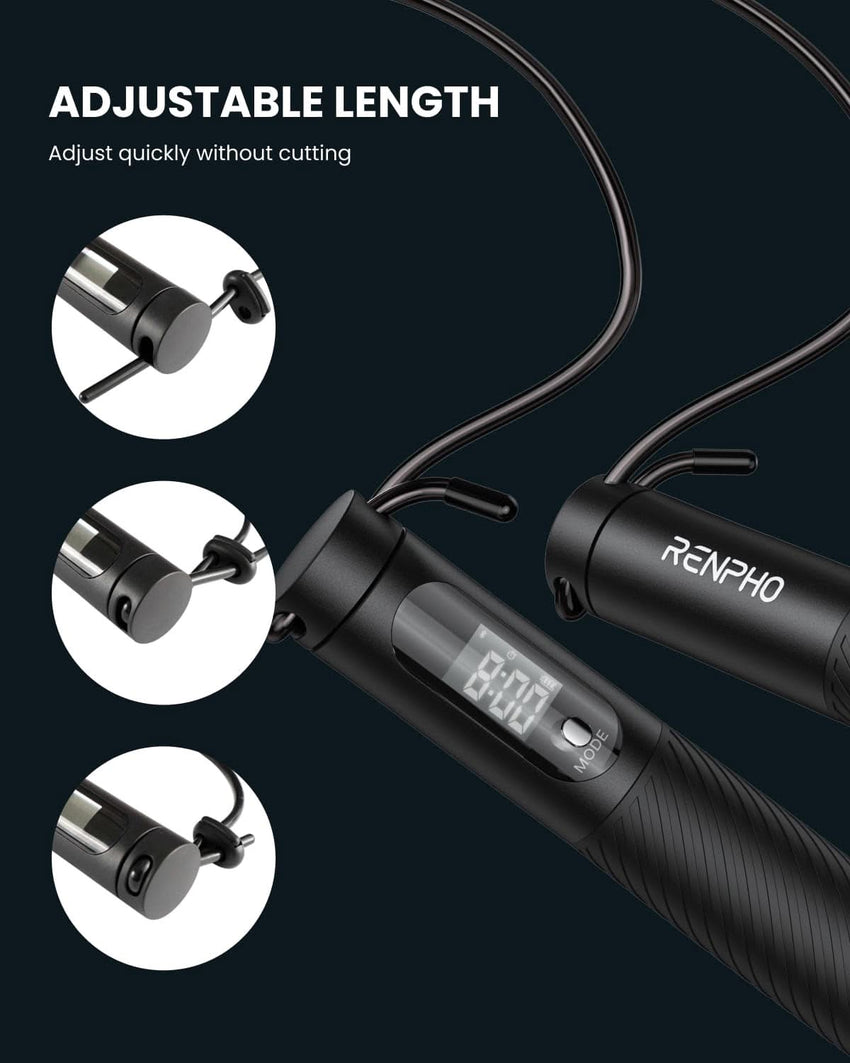 RENPHO Cordless Jump Rope Tracking Your Fitness With App Built For